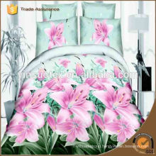 lifelike flowwer 3D printed bedding set